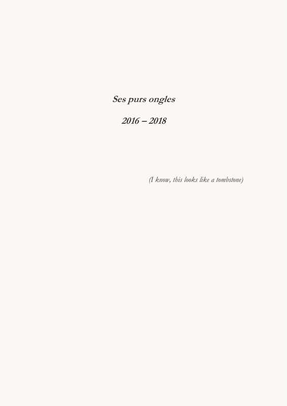 Writings of Sespursongles(Sespursongles)(Tumblr 2018)