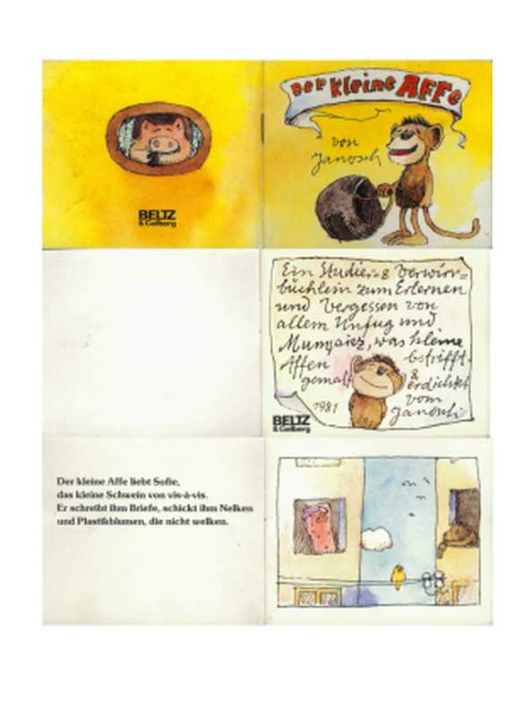 Der kleine Affe(Janosch)