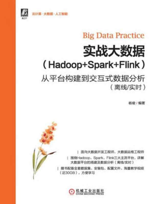 实战大数据(Hadoop+Spark+Flink)——从平台构建到交互式数据分析(离线 实时)(杨俊)(机械工业出版社)