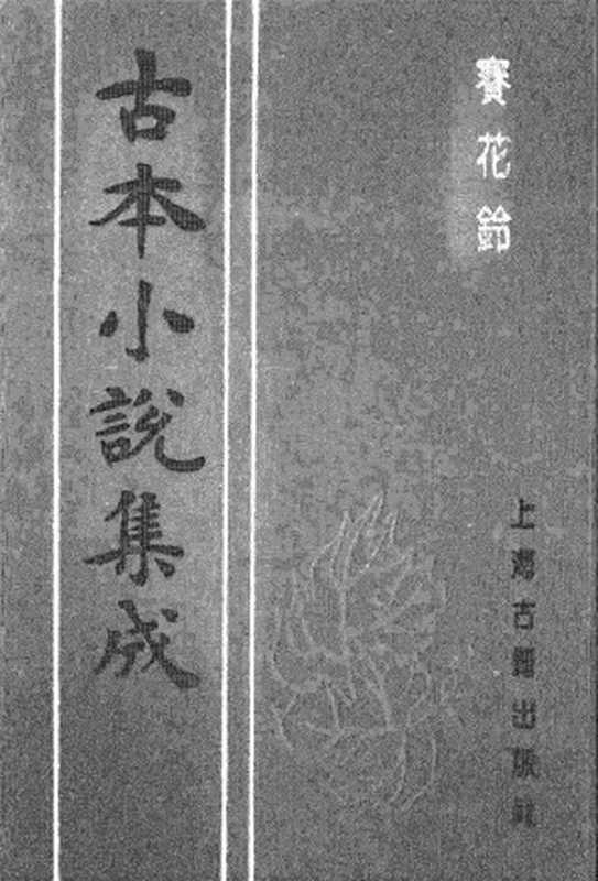 古本小说集成 1093 [清]白云道人编-赛花铃（康熙刻本）（上海古籍出版社1994）（[清]白云道人编）（2017）