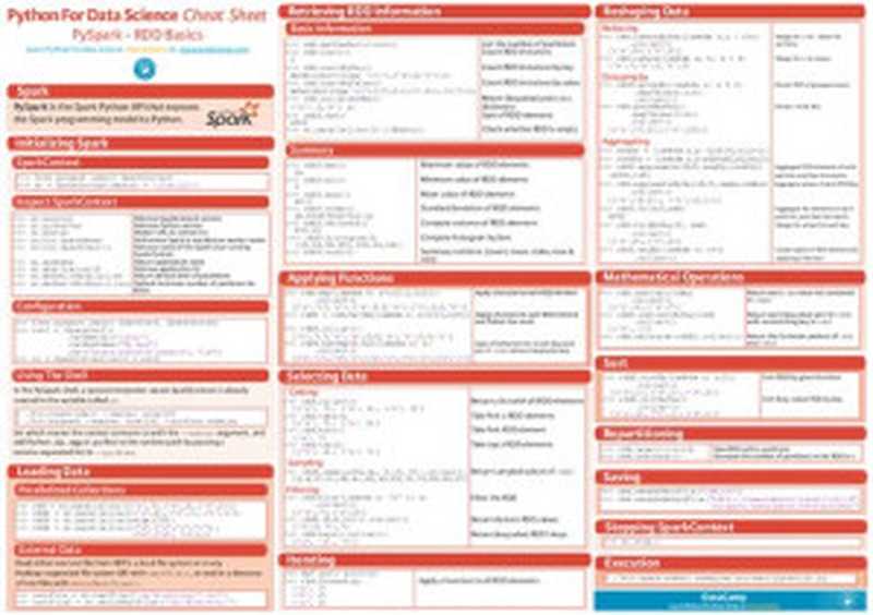 DataCamp PySpark Cheat Sheet(it-ebooks)(iBooker it-ebooks 2018)