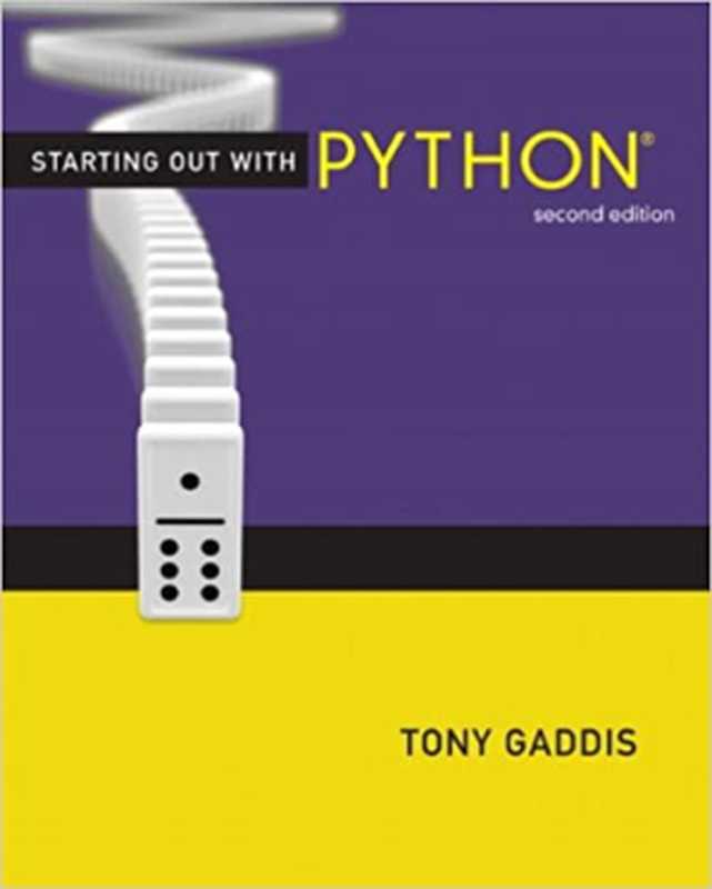 Starting Out With Python（Tony Gaddis）（Addison-Wesley 2011）