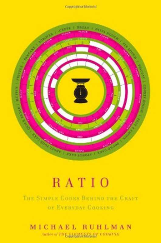 Ratio： The Simple Codes Behind the Craft of Everyday Cooking（Michael Ruhlman）（Scribner 2009）