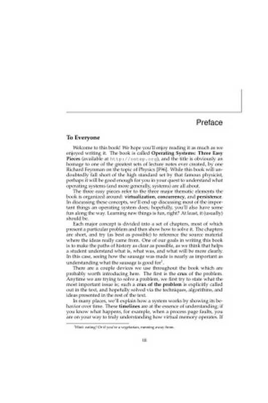 Operating Systems： Three Easy Pieces (version 1.10)（Remzi H. Arpaci-Dusseau， Andrea C. Arpaci-Dusseau）（2023）