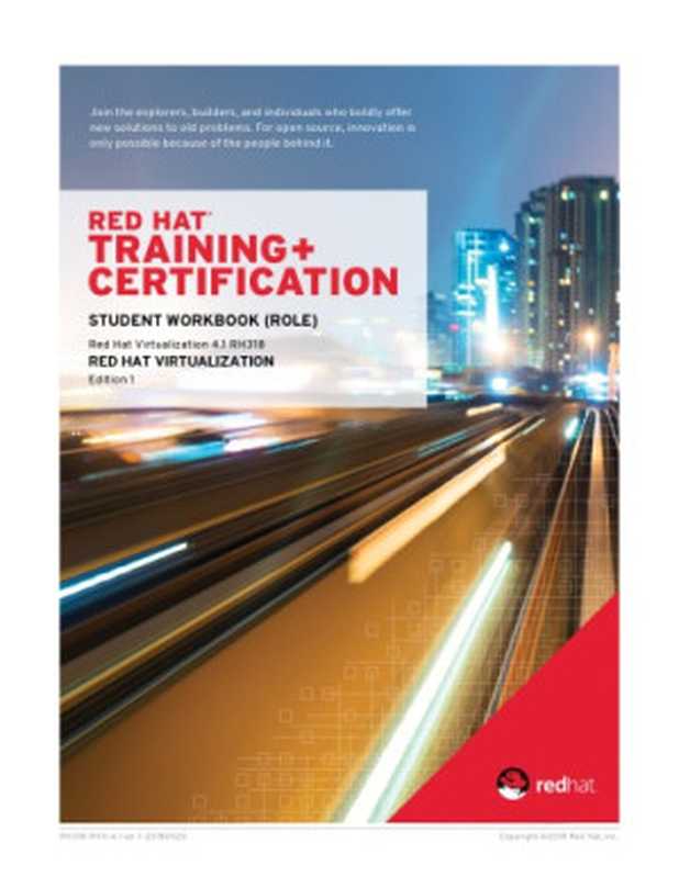 Red Hat Virtualization 4.1 (RH318)（Cheng Chang et al.）（2018）