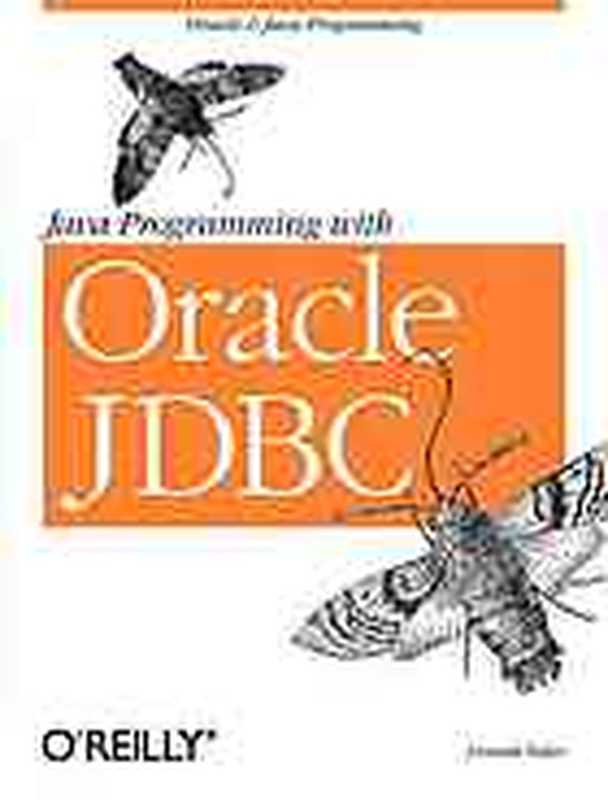 Java programming with Oracle JDBC（Donald Bales）（O