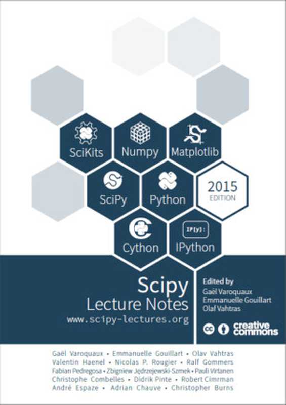 SciPy Lecture Notes 中文版(wizardforcel)(GitBook 2016)