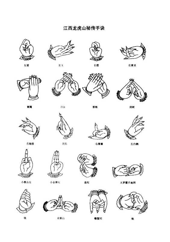 江西龙虎山秘传手诀（江西龙虎山秘传手诀.pdf）