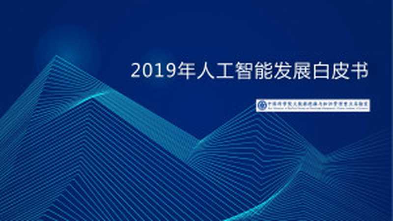 2019年人工智能发展白皮书(中国科学院大数据挖掘与知识管理重点实验室unknown)(2020)