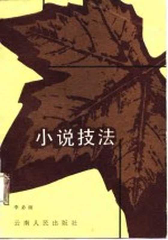小说技法(李必雨著)(昆明:云南人民出版社 1987)