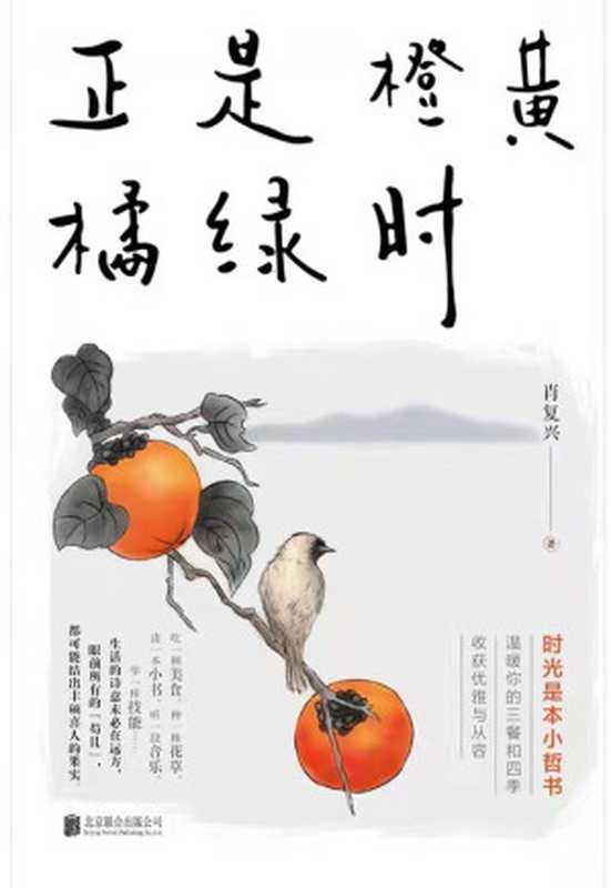 正是橙黄橘绿时 无目录(肖复兴)(北京联合出版公司 2022)