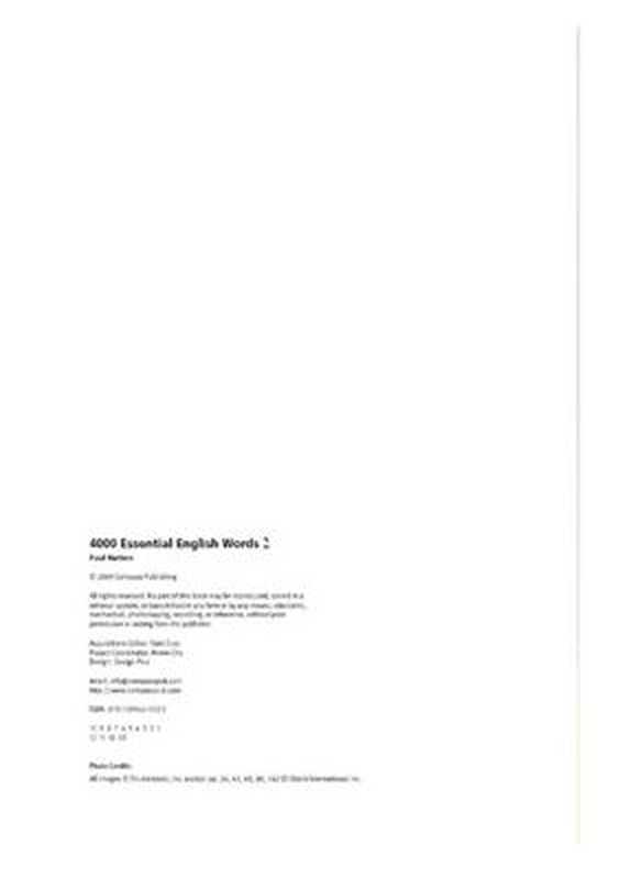 4000 Essential English Words 2（Nation Paul.）