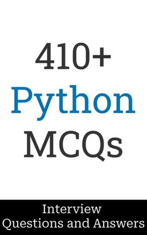 410+ Python Interview Questions and Answers(Salunke, Manish)(2024)