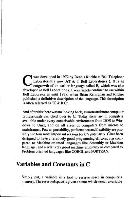 Exploring c(Yashwant Kanetkar)