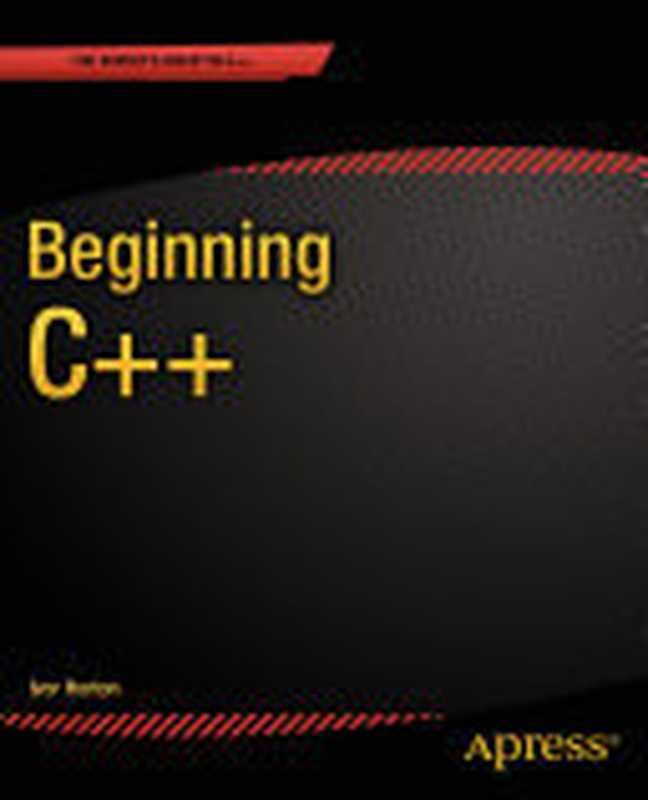Beginning C++(Ivor Horton)(Apress 2014)