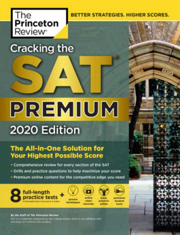 Cracking the SAT Premium Edition with 8 Practice Tests, 2020 Edition(Princeton Review)(Random House 2019)