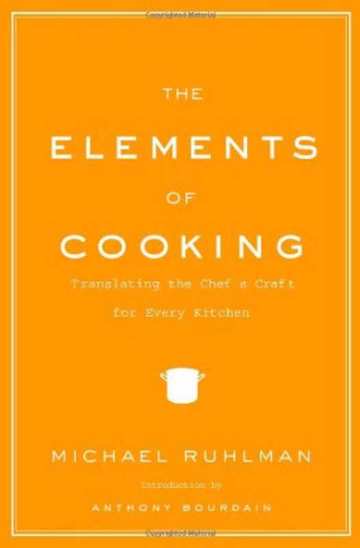 The Elements of Cooking: Translating the Chef