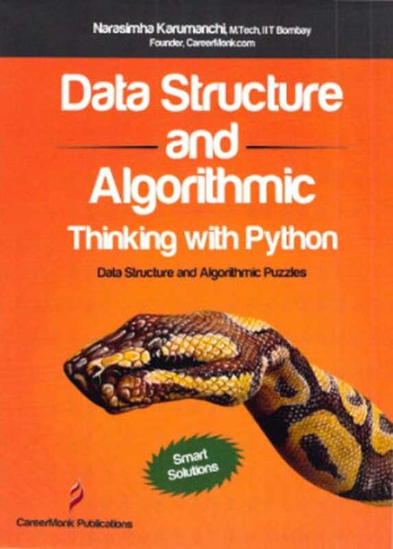 Data structure and algorithmic thinking with Python(Karumanchi N)(CareerMonk Publications 2016)