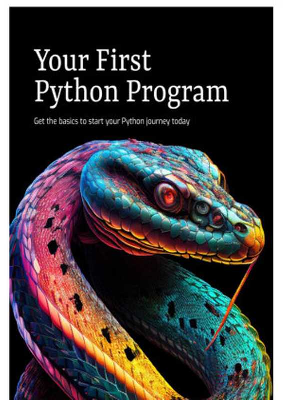 Your First Python Program: Get the basics to start your python journey today (Alexander Paz)(Independently Published 2023)