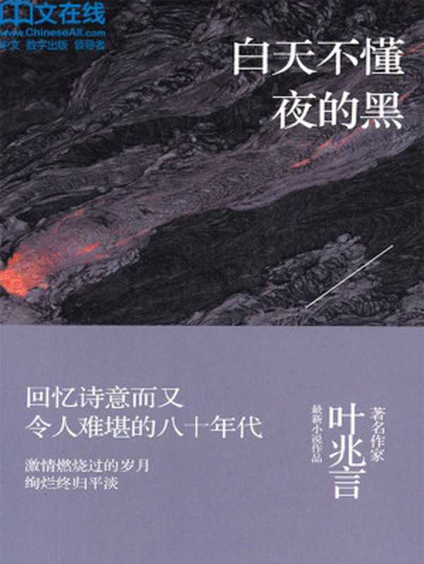 白天不懂夜的黑（叶兆言）（人民文学出版社 2015）