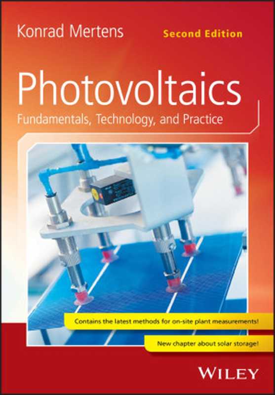 Photovoltaics: Fundamentals, Technology, and Practice(Konrad Mertens)(Wiley 2018)