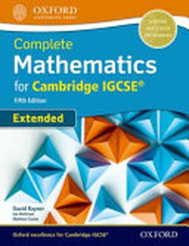 Complete Mathematics for Cambridge IGCSE（David Rayner）（Oxford University Press 2018）