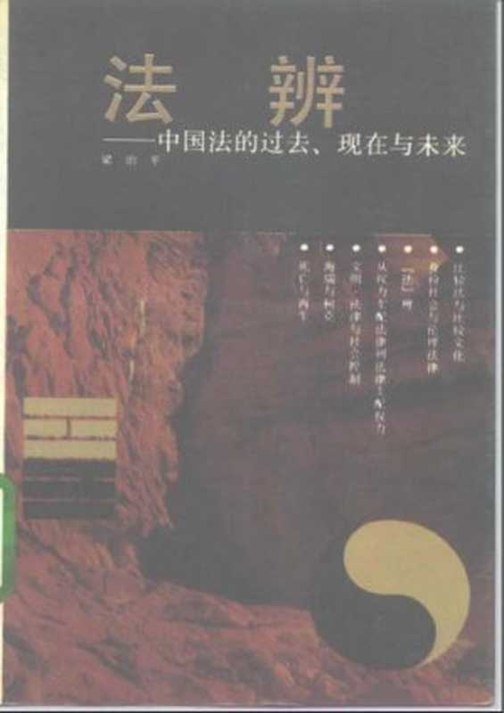 法辨 中国法的过去、现在与未来(梁治平)(中国政法大学出版社 2002)