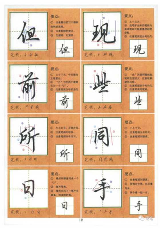 硬笔行楷技法讲解1000常用字（Administrator）