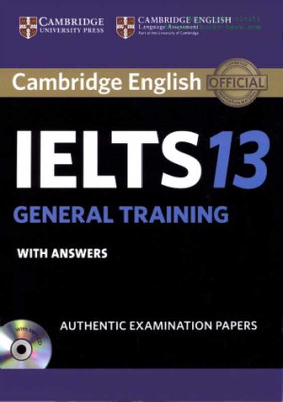 Cambridge IELTS 13 - General Training(Cambridge ESOL)(Cambridge University Press 2018)
