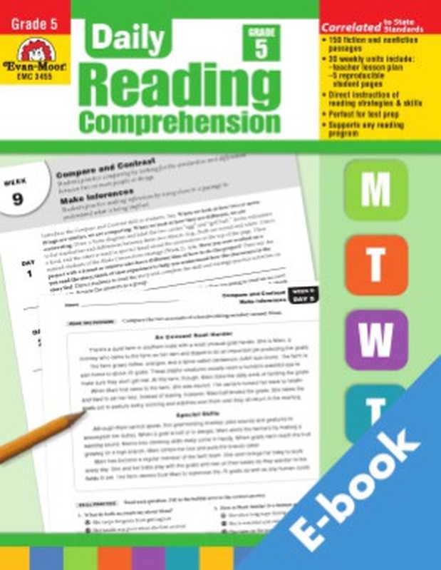Daily Reading Comprehension Grade 5(Amelia Gray)(Evan-Moor Educational Publishers 2010)