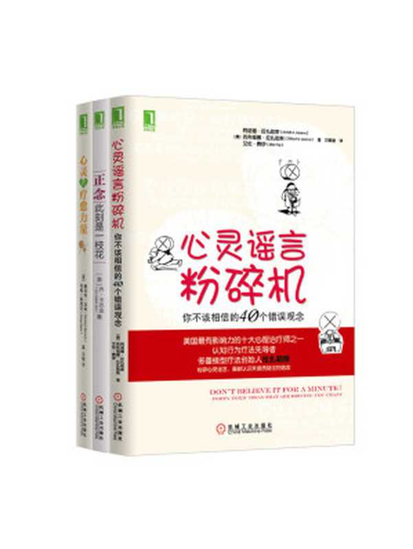 美丽的心灵系列共3册（《心灵的疗愈力量》、《心灵谣言粉碎机》、《正念 此刻是一枝花》）（（美）卡巴金（Kabat-Zinn  J.） 著 （美）本森（Benson  H.） & （美）斯塔克（Stark  M.） 著 （美）阿诺德·拉扎鲁斯（Arnold Lazarus） 克利福德·拉扎鲁斯（Clifford Lazarus） 艾伦·费伊（Allen Fay）著）（2015）