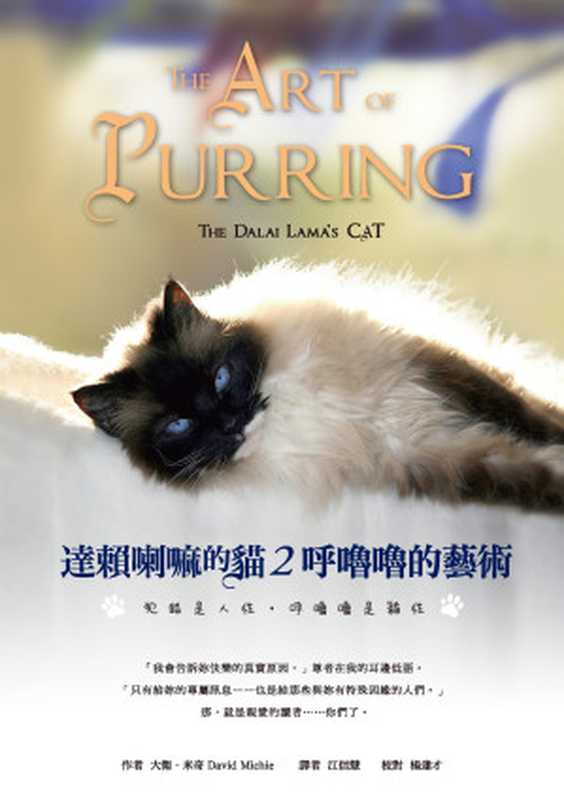 達賴喇嘛的貓2 呼嚕嚕的藝術(大衛.米奇)(商周出版 2016)