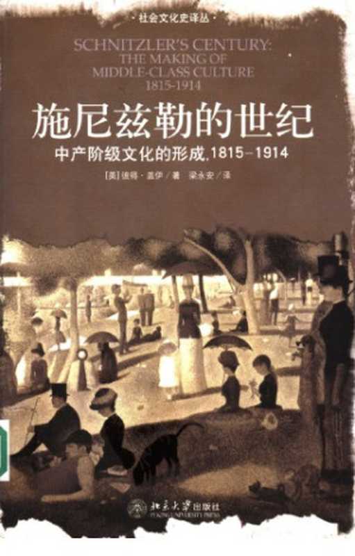 施尼兹勒的世纪 中产阶级文化的形成 1815-1914(Peter Gay)(北京大学出版社 2006)