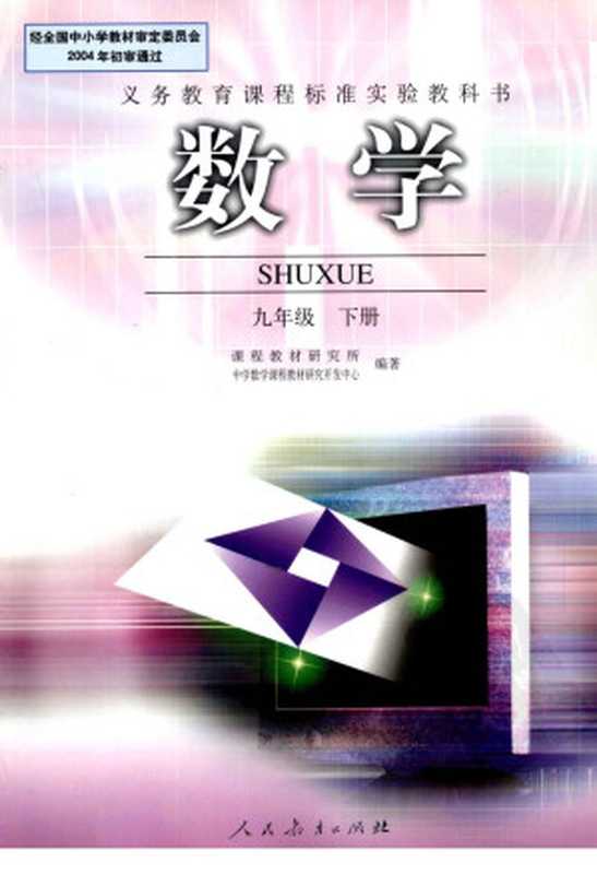 数学 九年级 下（课程教材研究所 中学数学课程教材研究开发中心编著）