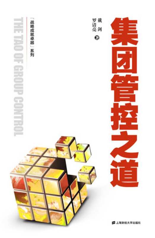 集团管控之道 ( 战略成就卓越 系列)(戴剑)(上海财经大学出版社 2015)