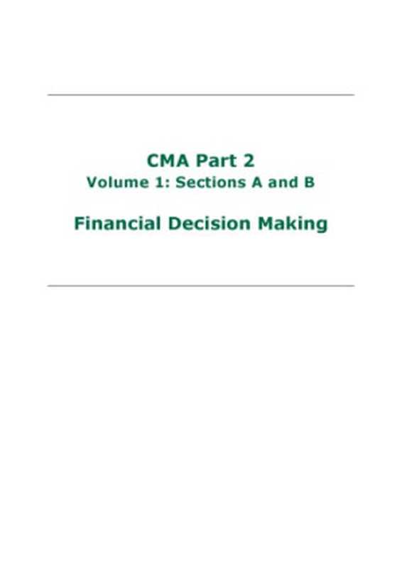 CMA Part 2 Volume 1  Sections A and B（Brian Hock  Lynn Roden）（2014）