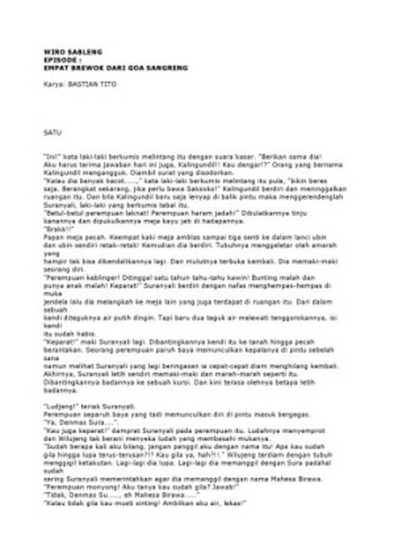 Wiro Sableng 001（Bastian Tito）