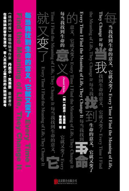 每当我找到生命的意义 它就又变了（丹尼尔·克莱恩 [丹尼尔·克莱恩]）（北京联合出版公司 2015）