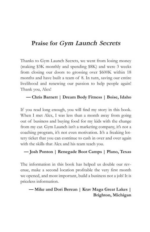 Gym Launch Secrets（Alex Hormozi）（Alex Hormozi 2019）