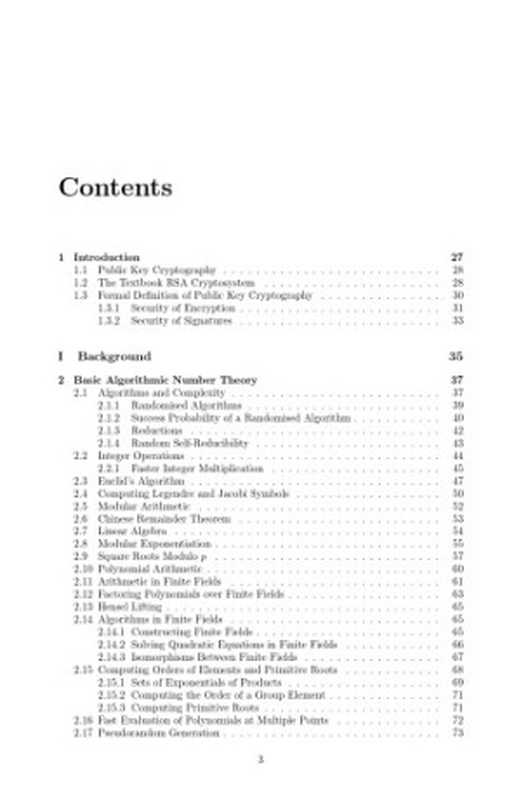 Mathematics of Public Key Cryptography (Version 1.1)（Steven Galbraith）（2011）