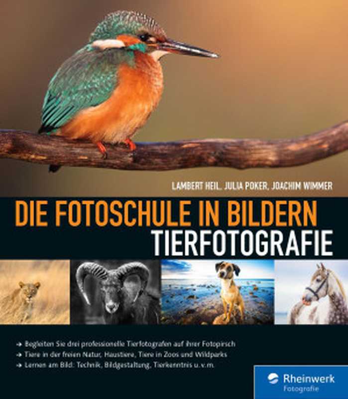 DieFotoschuleinBildern.Tierfotografie（LambertHeil&JuliaPoker&JoachimWimmer）（RheinwerkVerlag2017）