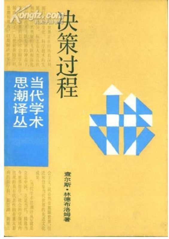 决策过程（[美]查尔斯-林德布洛姆）（2008）