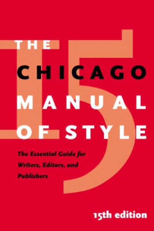 TheChicagoManualofStyle(Online)（coll.）（TheUniversityofChicagoPress2006）