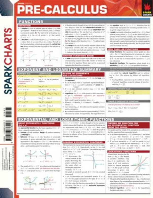 Pre-Calculus (SparkCharts)（SparkNotes Editors）（SparkCharts 2002）