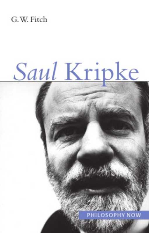 SaulKripke(PhilosophyNow(McGill-Queen