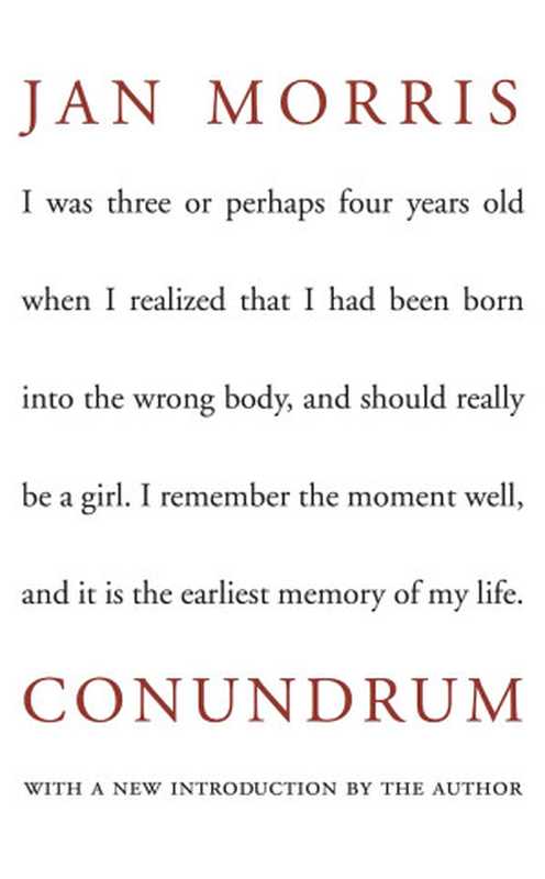 Conundrum（MorrisJan）（NewYorkReviewBooks2013）