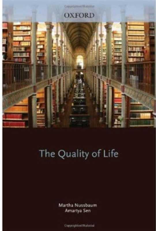 The Quality of Life（Martha Nussbaum  Amartya Sen）（Oxford University Press  USA 1993）