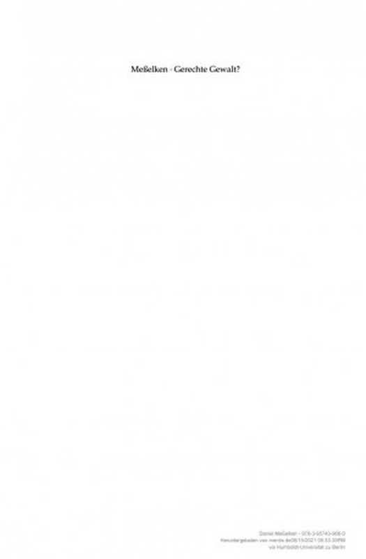 GerechteGewalt-ZumBegriffinterpersonalerGewaltundihrermoralischenBewertung(DanielMeßelken)(mentis2012)