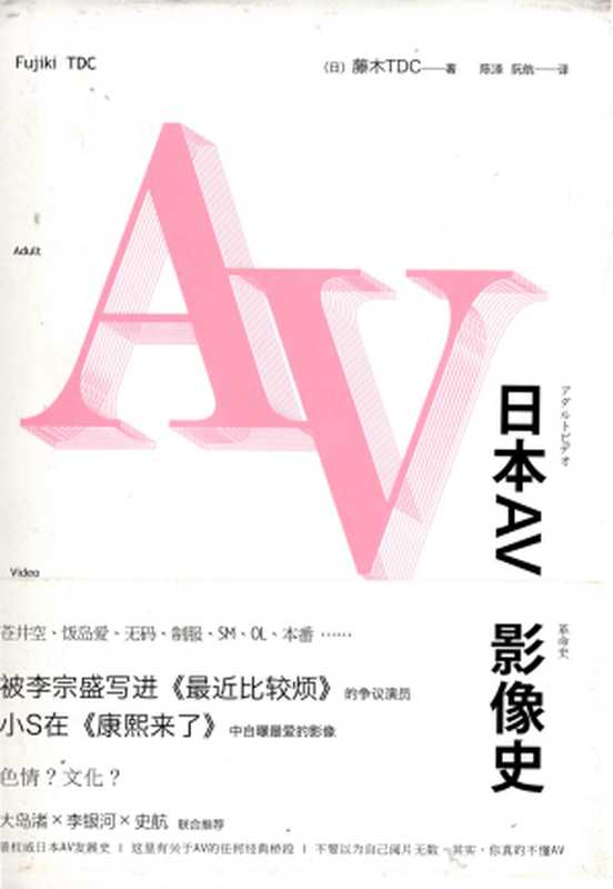 日本AV影像史 = アダルトビデオ革命史（[日] 藤木TDC (Fujiki TDC) 著；陈涤 阮航 译）（新星出版社 2013）