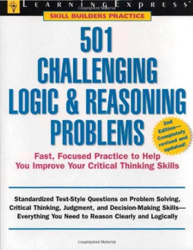 501ChallengingLogicandReasoningProblems（Unknown）（LearningExpress2006）